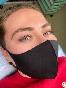 Eyebrow Tattoo result by Inked by Ailyn in Carrollton, TX