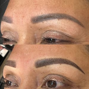 Eyebrow Tattoo result by Inked By Elle in Corpus Christi, TX
