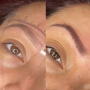 Eyebrow Tattoo result by Inked by Jessie in Los Angeles, CA