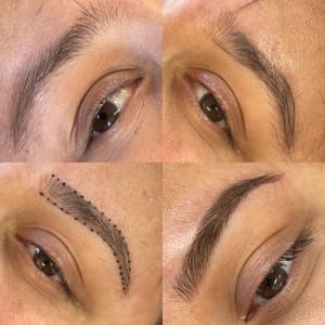 Eyebrow Tattoo result by Inked By Larissa in Los Angeles, CA