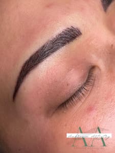 Eyebrow Tattoo result by Inked by twoWINKS in Janesville, WI