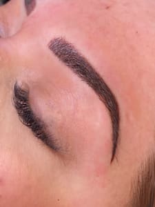 Eyebrow Tattoo result by Inked by twoWINKS in Janesville, WI