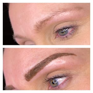 Eyebrow Tattoo result by Inked by twoWINKS in Janesville, WI