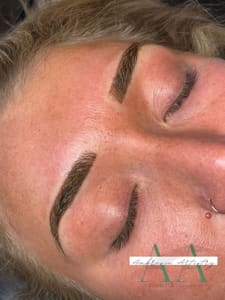 Eyebrow Tattoo result by Inked by twoWINKS in Janesville, WI