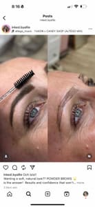 Eyebrow Tattoo result by inked.byAllie in Lafayette, LA