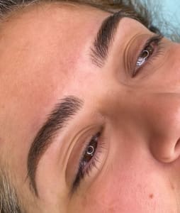 Eyebrow Tattoo result by Inked Contouring Permanent Cosmetics in El Paso, TX
