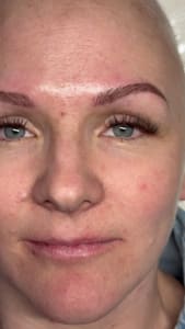 Eyebrow Tattoo result by Inked Cosmetic Studio in Fargo, ND