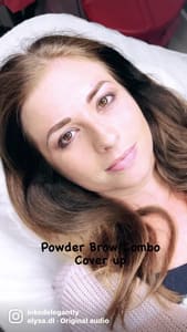 Eyebrow Tattoo result by Inked Elegantly Training in Smyrna, DE