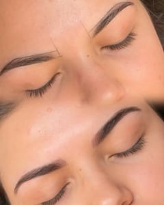 Eyebrow Tattoo result by Inked Glam by Crystal in Little Rock, AR