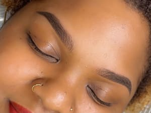Eyebrow Tattoo result by Inked Glam by Crystal in Little Rock, AR