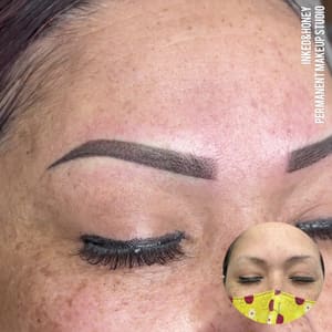 Eyebrow Tattoo result by Inked&Honey Permanent Makeup Studio in San Diego, CA