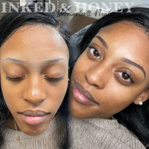 Eyebrow Tattoo result by Inked&Honey Permanent Makeup Studio in San Diego, CA