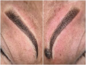 Eyebrow Tattoo result by Inker Belle Cosmetic Tattoo in Brookfield, WI
