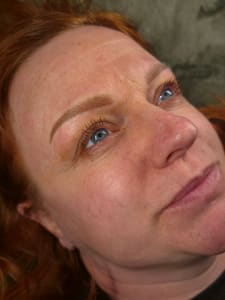 Eyebrow Tattoo result by Inker Belle Cosmetic Tattoo in Brookfield, WI