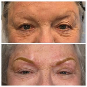 Eyebrow Tattoo result by Inker Belle Cosmetic Tattoo in Brookfield, WI