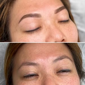 Eyebrow Tattoo result by Inkhance Beauty Studio in Englewood Cliffs, NJ