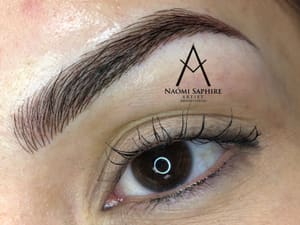 Eyebrow Tattoo result by Inkology Permanent Cosmetics by Naomi Saphire in Wake Forest, NC