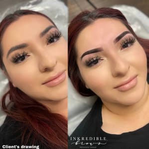 Eyebrow Tattoo result by Inkredible Brows in Anaheim, CA