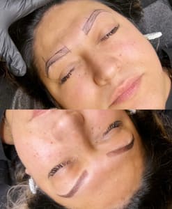 Eyebrow Tattoo result by Inkspired Bar in Bothell, WA