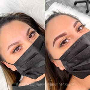 Eyebrow Tattoo result by INKSPIRED Permanent Makeup in Pasadena, CA