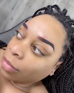 Eyebrow Tattoo result by Inksthetics in Chicago, IL