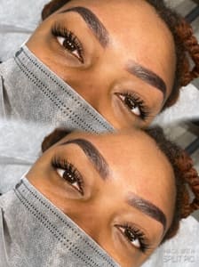 Eyebrow Tattoo result by Inksthetics in Chicago, IL