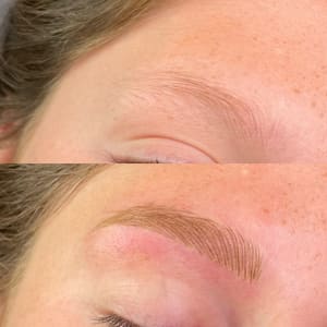 Eyebrow Tattoo result by Inspired Brows - Grand Rapids Nano Brows and Microblading in Jenison, MI