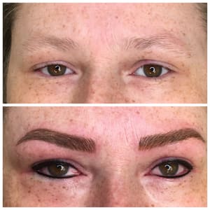 Eyebrow Tattoo result by Institute of Professionals in Permanent Makeup, LLC in Sarasota, FL