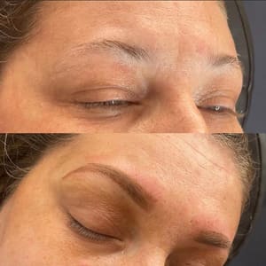 Eyebrow Tattoo result by Intuition Skin & Lash Studio in Camarillo, CA