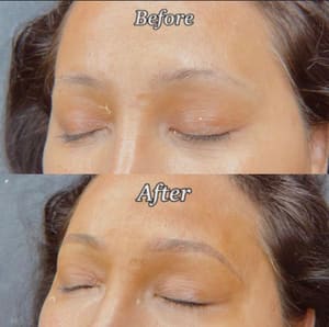 Eyebrow Tattoo result by Intuition Skin & Lash Studio in Camarillo, CA