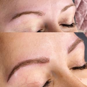 Eyebrow Tattoo result by Iris Eyes Ink in Eldon, MO