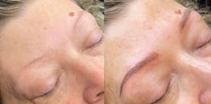 Eyebrow Tattoo result by Iris Eyes Ink in Eldon, MO
