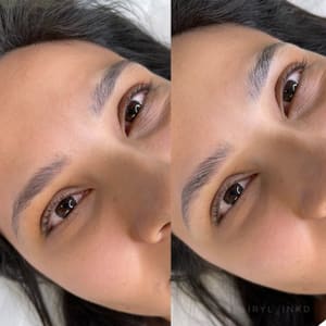 Eyebrow Tattoo result by Iryl Ink'd in Upland, CA