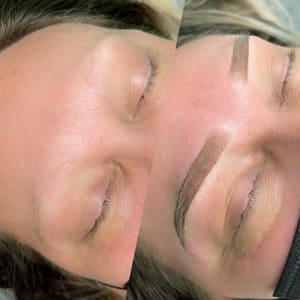 Eyebrow Tattoo result by Iryl Ink'd in Upland, CA