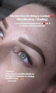 Eyebrow Tattoo result by iShape Beauty Clinic in Las Vegas, NV