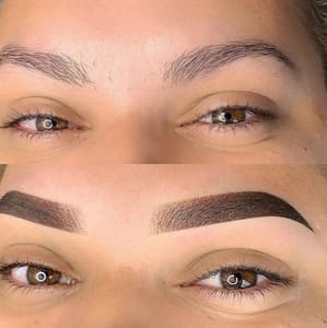 Eyebrow Tattoo result by Island Beauty Lounge in Reno, NV