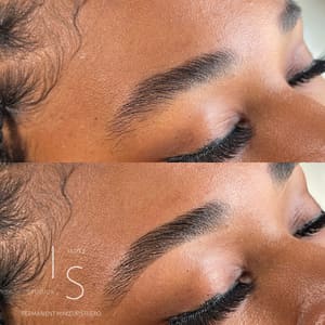 Eyebrow Tattoo result by Isoke Studios in Kansas City, MO