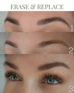 Eyebrow Tattoo result by IV Aesthetics in Saco, ME