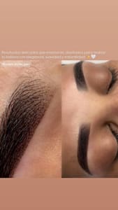Eyebrow Tattoo result by Ivette Beauty & Academy in Houston, TX