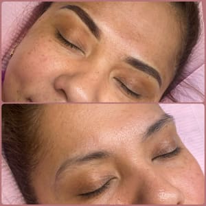 Eyebrow Tattoo result by Ivy Beauty Studio in Jersey City, NJ