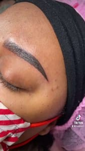 Eyebrow Tattoo result by Ivy Glam Lash Bar in Virginia Beach, VA