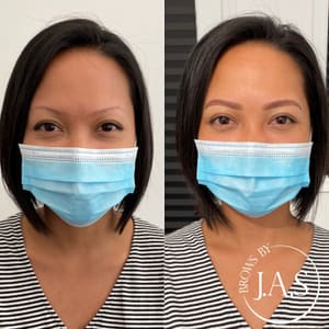 Eyebrow Tattoo result by J.A.S Studio in Oakbrook Terrace, IL