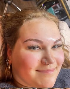Eyebrow Tattoo result by J.E Spa by June in Bristol, TN