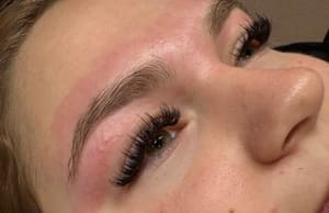 Eyebrow Tattoo result by J. Gold Esthetics (Jessica Colón at The BabeCave) in Nashua, NH
