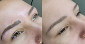 Eyebrow Tattoo result by J Ink'd Cosmetics in Athens, OH