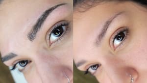 Eyebrow Tattoo result by J Ink'd Cosmetics in Athens, OH