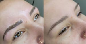 Eyebrow Tattoo result by J Ink'd Cosmetics in Athens, OH