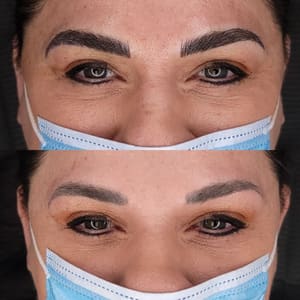Eyebrow Tattoo result by J Ink'd Cosmetics in Athens, OH