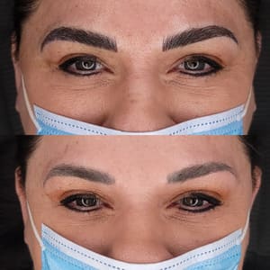 Eyebrow Tattoo result by J Ink'd Cosmetics in Athens, OH