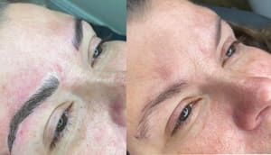 Eyebrow Tattoo result by J Ink'd Cosmetics in Athens, OH